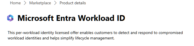 Microsoft Entra Workload ID license