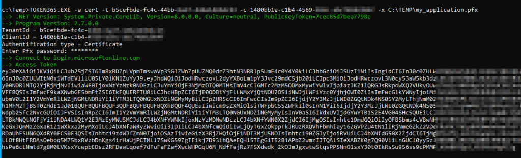 Request ACCESS TOKEN with success