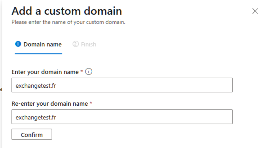 Add custom domain