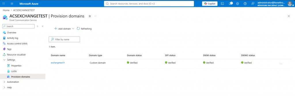 Configure DKIM and SPF