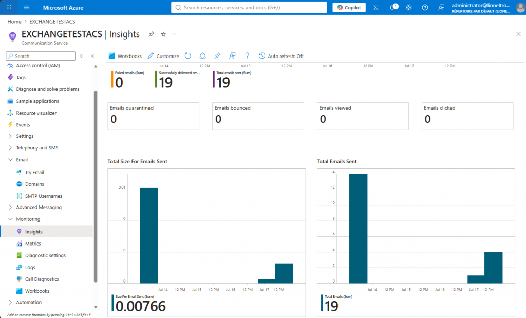 Enable logs and statistics